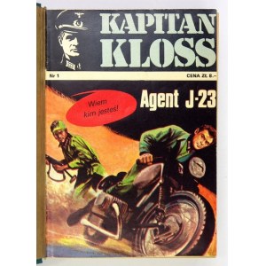 CAPTAIN Kloss. Nr. 1-20. 1971-1973. Satz von Ausgaben in erster Ausgabe.