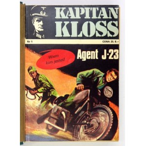 KAPITAN Kloss. Nr 1-20. 1971-1973. Komplet zeszytów w pierwszym wydaniu.