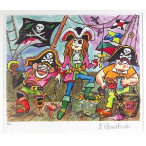 Papcio Chmiel - [Titus, Romek and A'Tomek as pirates]. Inkography #2 of 100 copies....