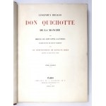 Francúzske vydanie Dona Quichotta Cervantes s drevorytmi G. Doré. 1869.