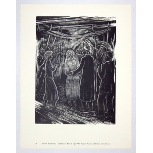 MROŻEWSKI Stefan - Ghetto of Warsaw. 16 Woodcuts. Oakland, California 1966. Judah L. Magnes Memorial Museum. 4, s. [6], ...