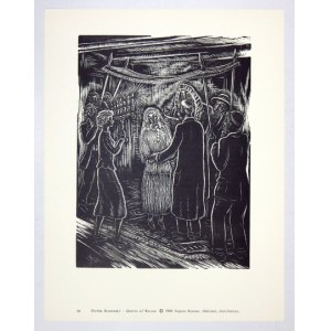 MROŻEWSKI Stefan - Varšavské geto. 16 drevorezov. Oakland, Kalifornia 1966; Judah L. Magnes Memorial Museum. 4, s. [6], ...