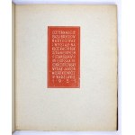OSTOJA-CHROSTOWSKI S. - Exlibrises. 1931. luxury copy, one of 25 issued.