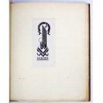 OSTOJA-CHROSTOWSKI S. - Ekslibrysy. 1931. Egz. luksusowy, jeden z 25 wydanych.