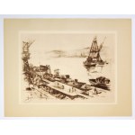 A. SUCHANEK - The Paris Commune Shipyard in Gdynia. 10 boards. ca 1956