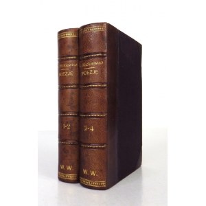A. MICKIEWICZ - Čtyři básnické svazky s prvním vydáním III. dílu Dziadů z roku 1832.