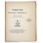 F. Mickiewicz - Pamiętnik. 1923. Ważne źródło do dzieciństwa poety.