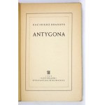K. BRANDYS - Antigona. 1948. s věnováním autora.