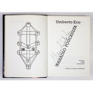 U. ECO - Foucaultovo kyvadlo. 1993. podpísaný autoromf.