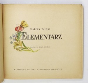 FALSKI Marian - Elementarz. 1974.