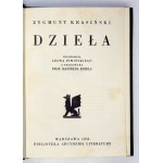 KRASIŃSKI Zygmunt - Dzieła. Herausgegeben von Leon Piwiński. Mit einem Vorwort von Manfred Kridel. T. 1-12. Warschau 1931....