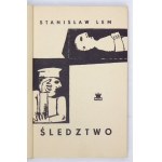 LEM Stanisław - Śledztwo. Warszawa 1959. Wyd. MON. 16d, s. 211, [1]. brosz.