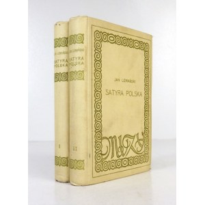 LEMAŃSKI Jan - Satyra polska. Anthologie. Oprac. und Vorwort von ..... T. 1-2. Warschau-Lwiw [1914]. Nakł. Zakł....