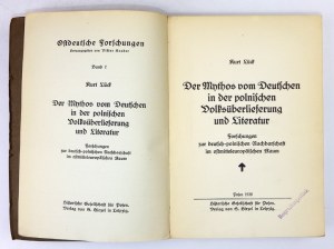LÜCK Kurt - Der Mythos vom Deutschen in der polnischen Volksüberlieferung und Literatur....