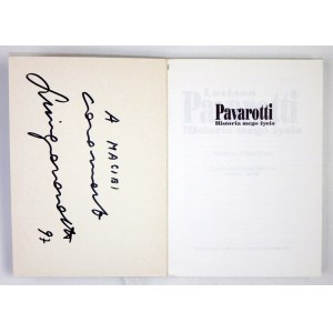 L. Pavarotti - The story of my life. 1993. with dedication by the author.
