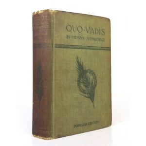 H. Sienkiewicz - Quo vadis. 1898. English translation.
