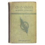 H. Sienkiewicz - Quo vadis. 1898. Przekład angielski.