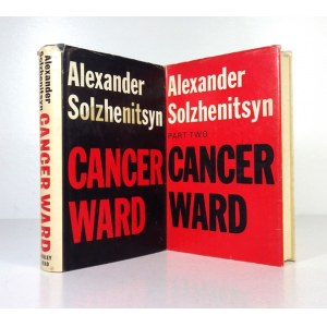 SOLZHENITSYN Alexander - Cancer Ward. Part 1-2. Translated by Nicholas Bethel & David Burg....