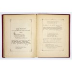 WASILEWSKI Edmund - Poezye .... 5th ed. (revised and enlarged). Cracow 1873. published by the bookstore J. M....