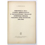 BEREZKIN A[lexander] - The leadership role of the United States in the preparation and implementation of military intervention against...