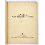 R. Parker - Anglia pod rządami Attlee. 1951. Z ekslibrisem Muzeum Lenina w Krakowie