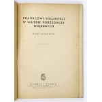 RECHTE Sozialisten im Dienste der Kriegstreiber. Eine Sammlung von Artikeln. Warschau 1951, Książka i Wiedza. 8, s. 240, [4]...