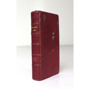 ALMANACH Royal, année M. DCC. LXXXII. A Paris 1782. Chez D&#39;Houry. 16, s. [120], [70], 75, [1], 24 [jest mylnie 4]...