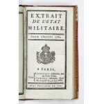 ALMANACH Royal, année M. DCC. LXXXII. A Paris 1782. chez D'Houry. 16, pp. [120], [70], 75, [1], 24 [ist fälschlicherweise 4]....