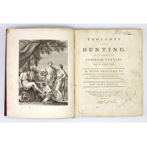 Myśli o polowaniu (po angielsku) z 1784.