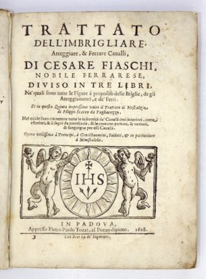 Traktat o zaprzęganiu, ujeżdżaniu i kuciu koni (po włosku) z 1628 