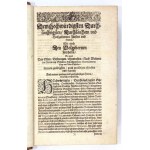 New vermehrete Schlesische Chronica of 1625 with superexlibris of Count Henrik Brühl.
