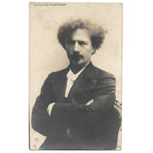 [PADEREWSKI Ignacy Jan - fotografia portretowa 1]. [ok. 1895/l. 10. XX w.]. Fotografia form. 13x8,...