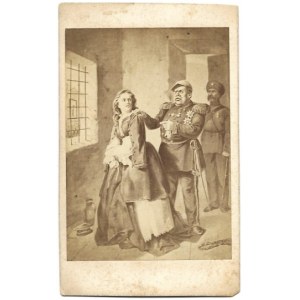 [January Uprising - scene Executioner Mikhail Muravyov forces Apolonia Sierakowska to watch her husband's execution]. [l....