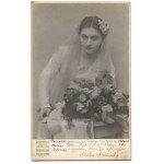 Hanka Sieminska - set of 5 photographs with dedications by the artist. 1910, 1912.