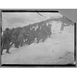 [Polské legie - boje a každodenní život - situační fotografie]. [1915/1916]. Soubor 36 skleněných desek form....