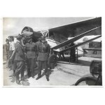 [Polish Army - aviation - after a flight between New York and Warsaw by brothers Boleslaw and Jozef Adamowicz - photo...