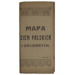 [POLAND]. Map of Polish and neighboring lands. Color map form. 55.5x76.2 on ark. 74x92,...