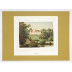 [BENCHES]. Lauck. Provinz Preussen, Regierungs-Bezirk Königsberg, Kreis Pr. Holland. Color lithograph form. 14,...