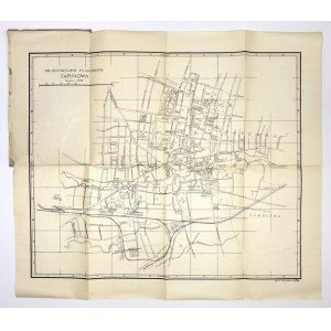 [TARNÓW]. Orjentative plan of the city of Tarnow. Plan form. 40.4x48.7 cm.