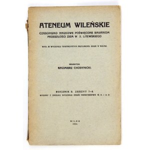 ATENEUM Wileńskie. R. 2, zesz. 7-8: 1924.