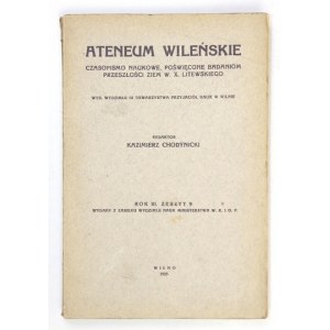 Vilniuser Athenäum. R. 3, ed. 9: 1925.