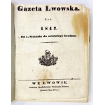 GAZETA Lwowska. 1842.