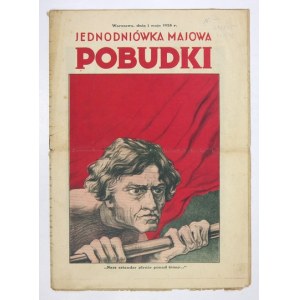 Jednodniówka majowa Pobudki. 1 V 1928.