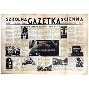 School Wall Newspaper. R. 3, no. 33: 12 V 1936.