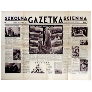 School Wall Gazette. R. 5, no. 11: November 19, 1937.