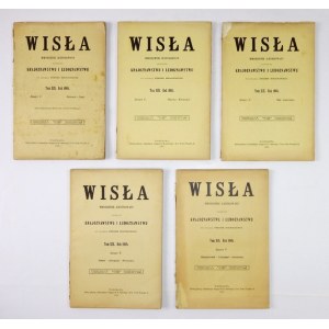 WISŁA. Roč. 19: 1905. kompletná ročenka najvýznamnejšieho poľského etnografického časopisu.