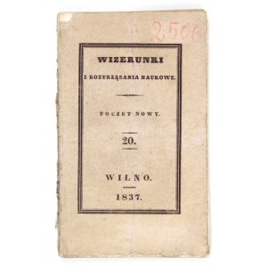VISUALS und wissenschaftliche Dissertationen, Bd. 20: 1837.