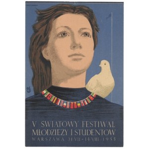 FANGOR W., TCHÓRZEWSKI J. - V. světový festival. 1955 (miniatura).