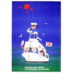 ŚWIERZY Waldemar - Objevte kouzlo výletů lodí. [1966].