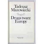 T. Mazowiecki - The other face of Europe. 1990. with dedication by the author.